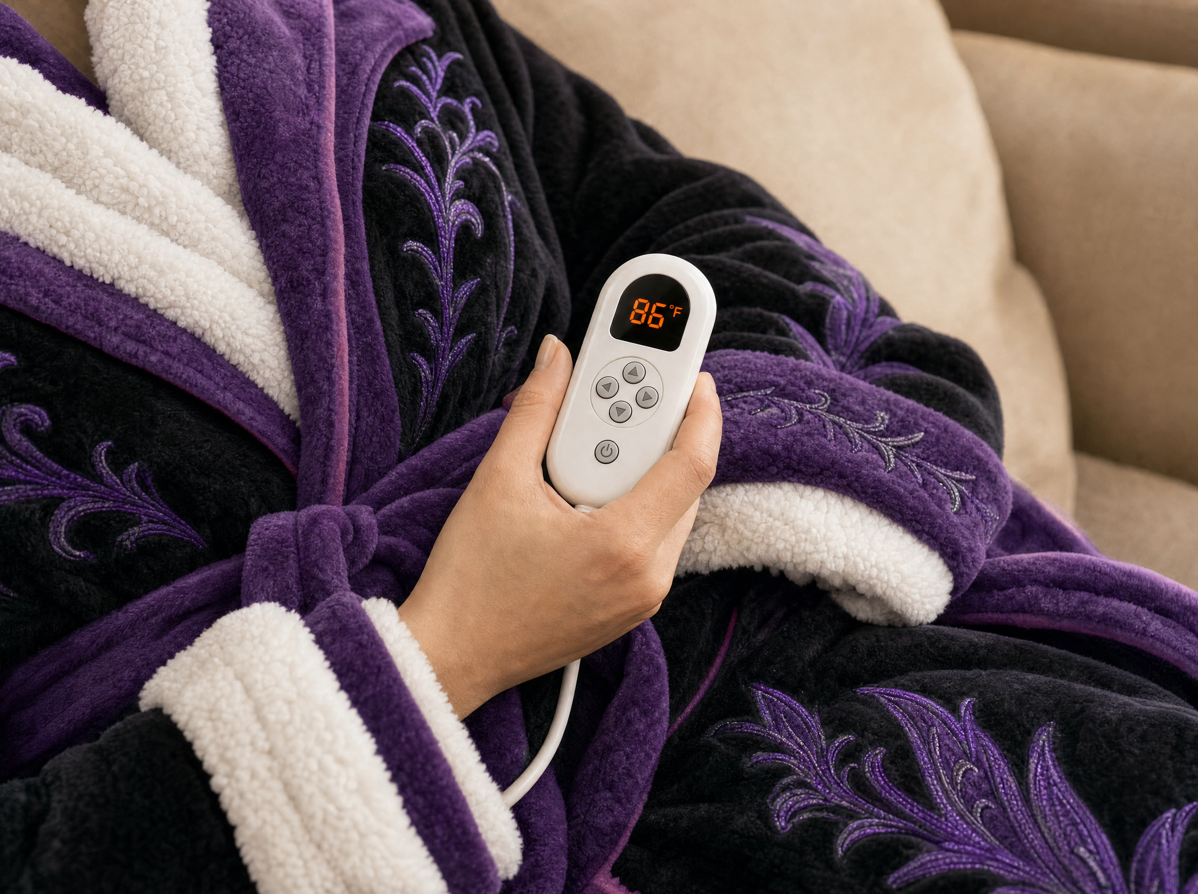 Heated robe controller